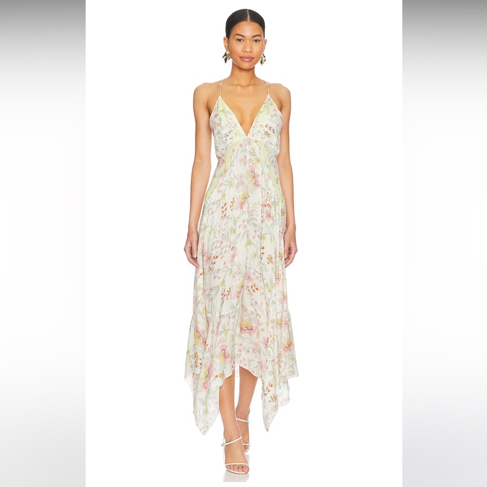 x Intimately FP There She Goes Printed Slip in Ivory Combo